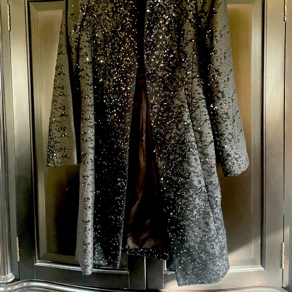 WHBM Embellished Black Jacket XS - Picture 5 of 8